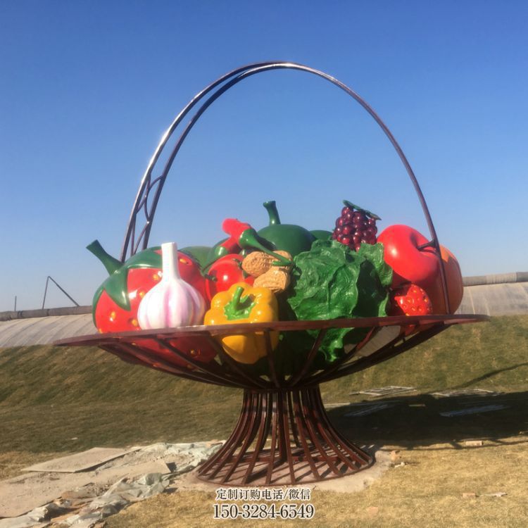 庭院花篮雕塑,仿真欧式雕塑,彩绘形式 庭院花篮雕塑,仿真欧式雕塑,彩绘形式