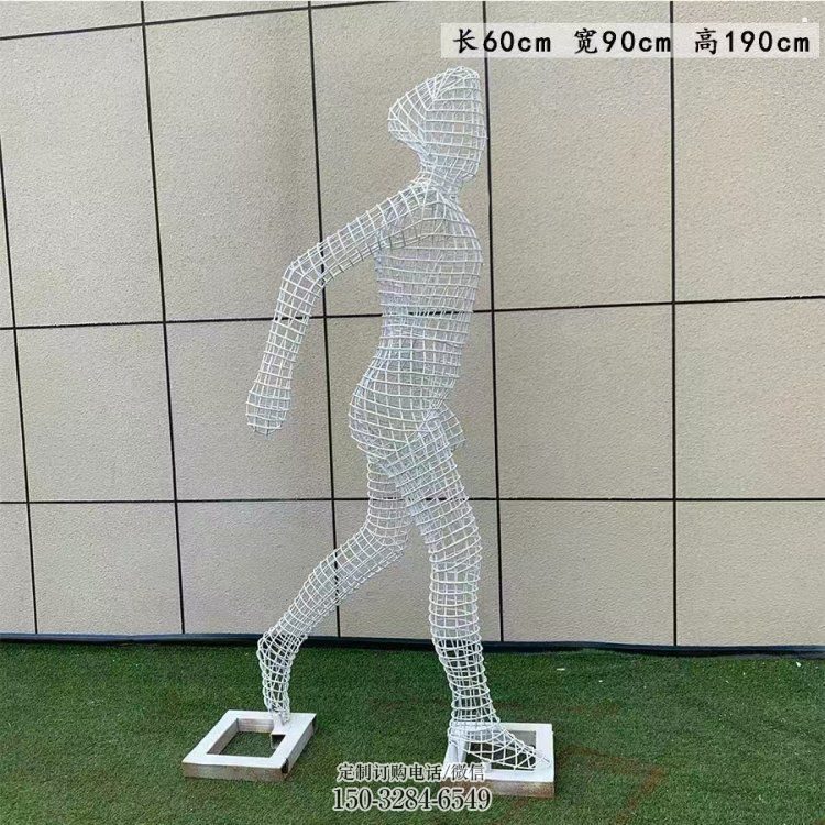 镂空体育雕塑展品,室外软装,铁艺人物雕塑订做 镂空体育雕塑展品,室外软装,铁艺人物雕塑订做